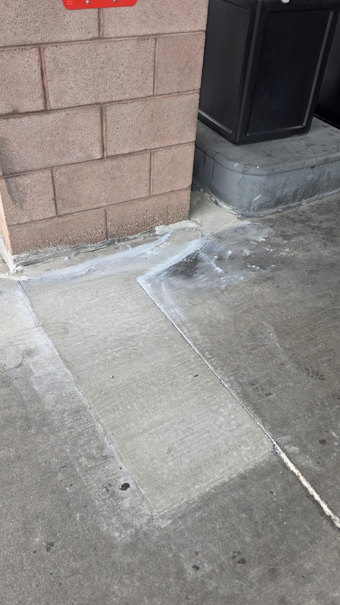 After photo of commercial surface repair area A