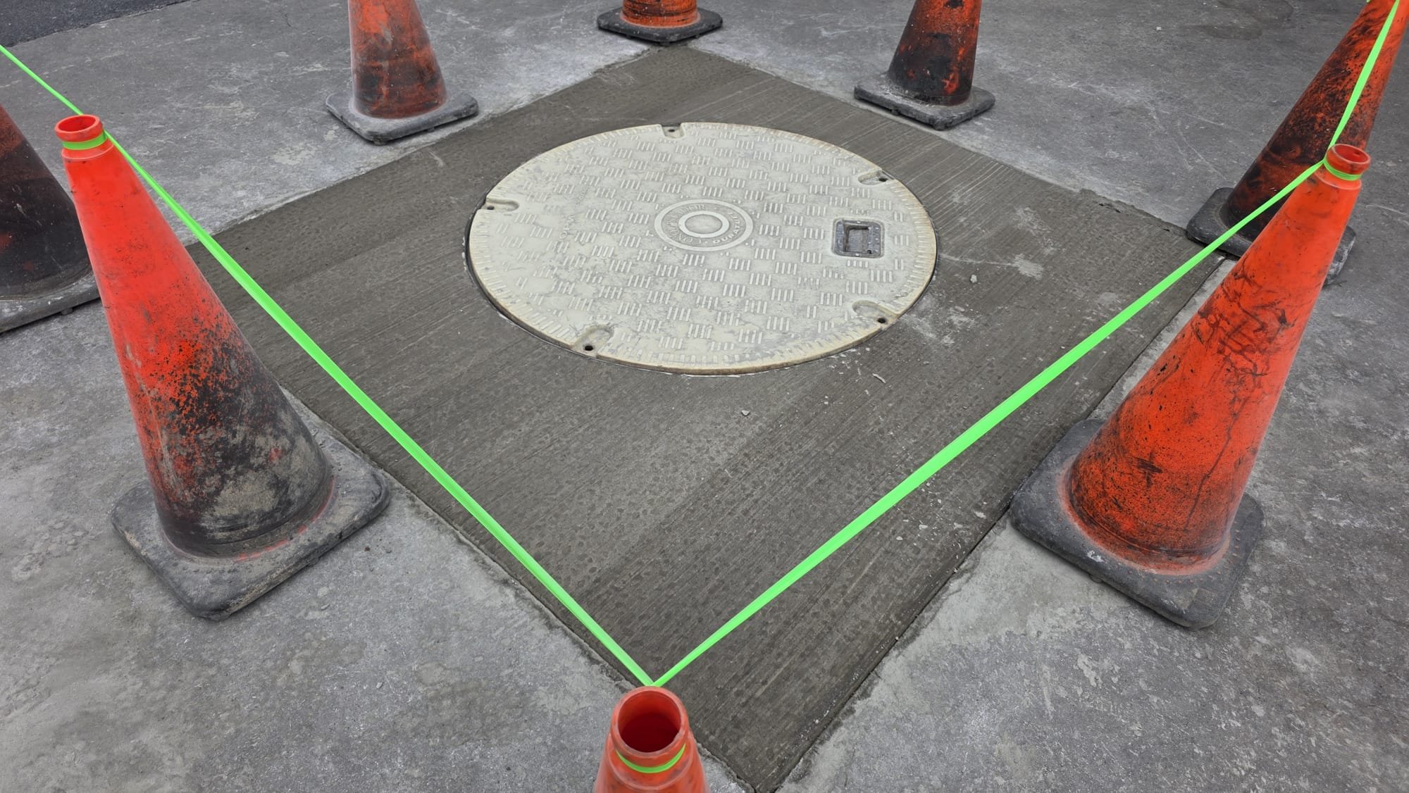 After photo of commercial utility access repair